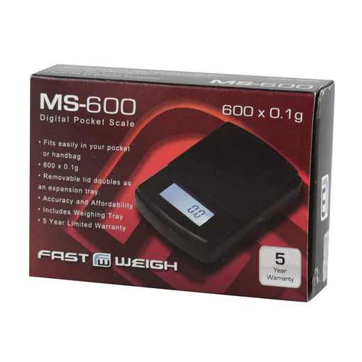 FAST WEIGH MS-600 DIGITAL SCALE - 600G X 0.1G