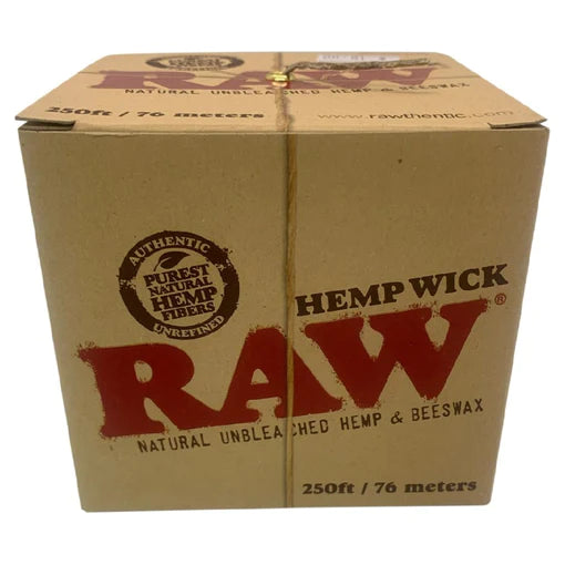 RAW 250FT HEMP WICK EUROPEAN EDITION