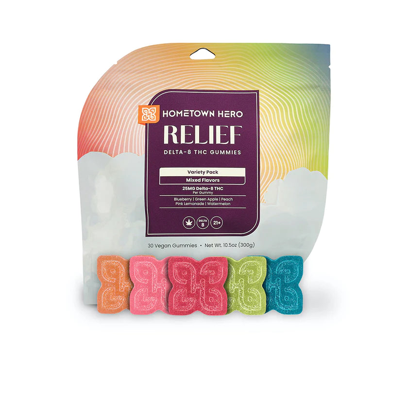 HOMETOWN HERO DELTA-8 GUMMIES PARTY PACK 30CT