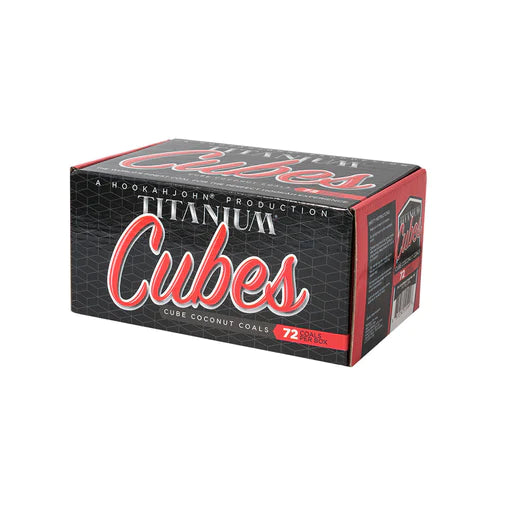TITANIUM CUBES - CUBE COCONUT COALS - 72CT BOX
