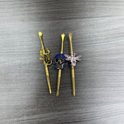 ASSORTED JEWELED ANIMAL DAB TOOL - 10CT