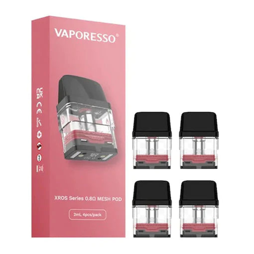 VAPORESSO XROS 0.8OHM POD - 4PK