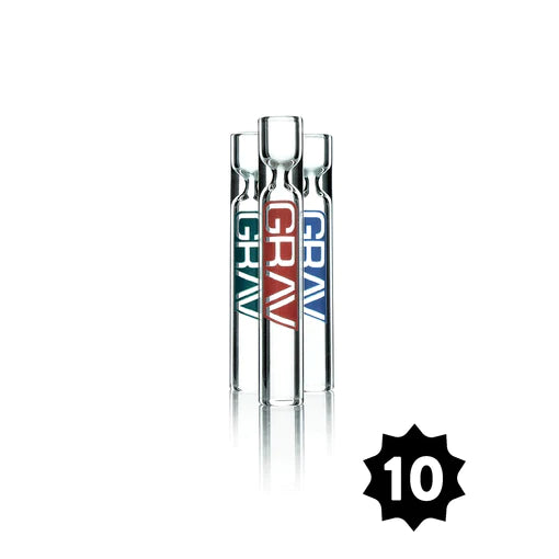 GRAV 12MM CLEAR TASTER - 10PK