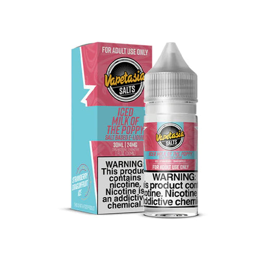 VAPETASIA ICED SALT NIC E-LIQUID - 48MG (30ML)