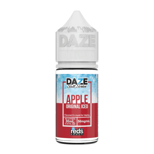 7DAZE REDS APPLE ICED SALT NIC - 50MG (30ML)