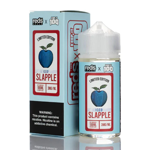 7DAZE X KEEP IT 100 - SLAPPLE ICED 6MG (100ML)