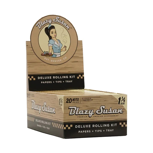BLAZY SUSAN UNBLEACHED DELUXE ROLLING KIT 20CT