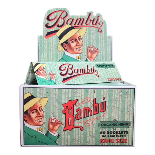 BAMBU ORGANIC HEMP KING SIZE PAPERS 50CT