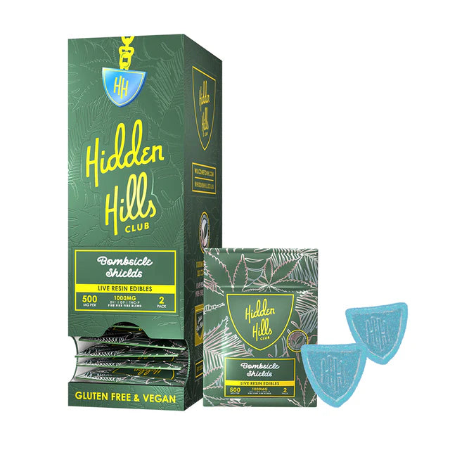 HIDDEN HILLS 2PK SHIELDS 1000MG EDIBLES - 20CT BOX