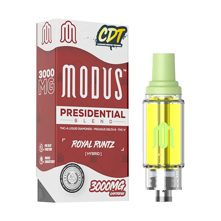 MODUS THCA HEMP PRESIDENTIAL BLEND 3G CARTRIDGES