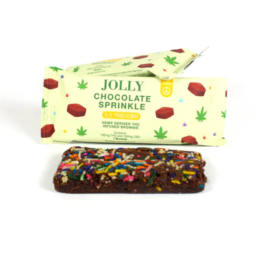 JOLLY HEMP 150MG CHOCOLATE SPRINKLE BROWNIE