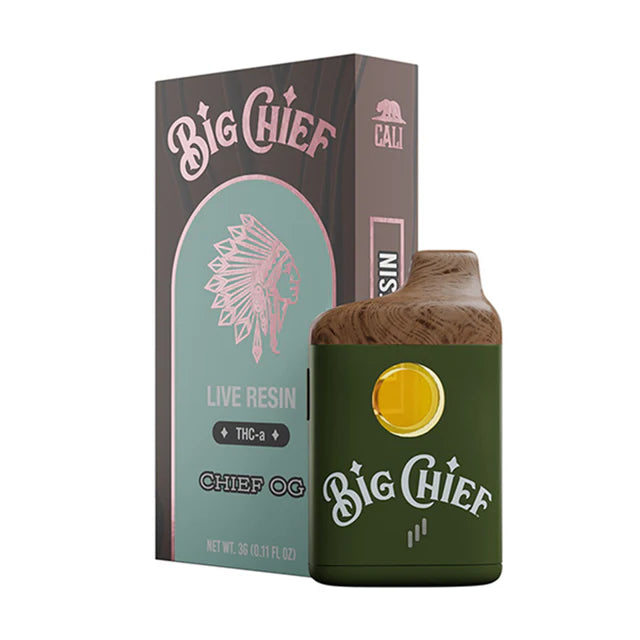 BIG CHIEF THC-A 3G DISPOSABLE 5CT
