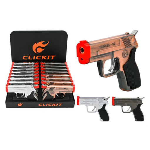 CLICKIT GUN LASER TORCH 16CT