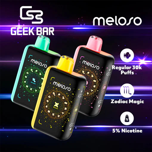 GEEK BAR MELOSO 30000 PUFF DISPOSABLE 5CT