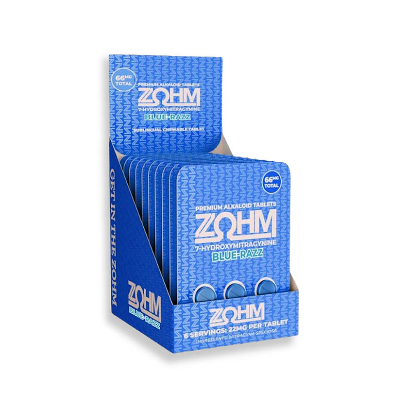 ZOHM 7OH 3PK TABLETS BLUE RAZZ- 10CT