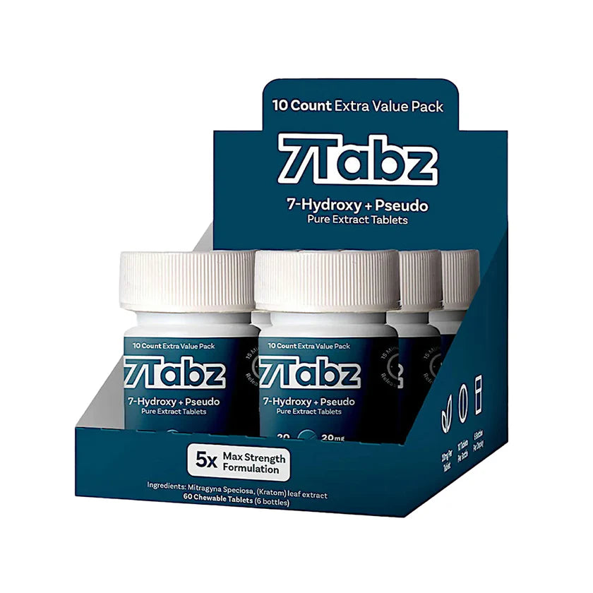 7TABZ +PSEUDO KRATOM 6CT 10CAP IN JAR