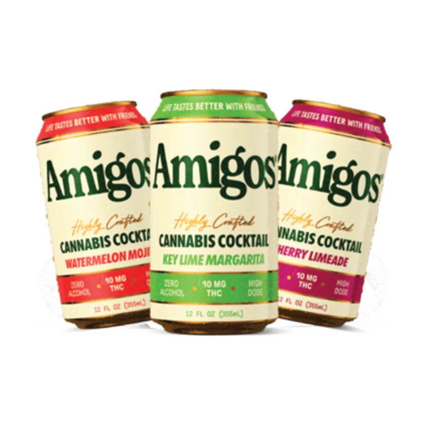 AMIGOS 10MG CANNABIS COCKTAIL 4PK - 24CT