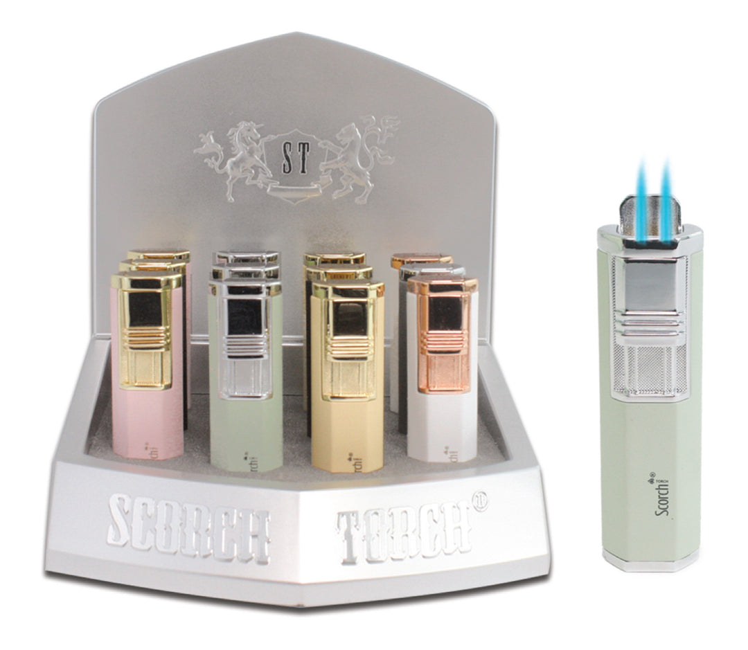 SCORCH TORCH LIGHTER W/ CIGAR PUNCH