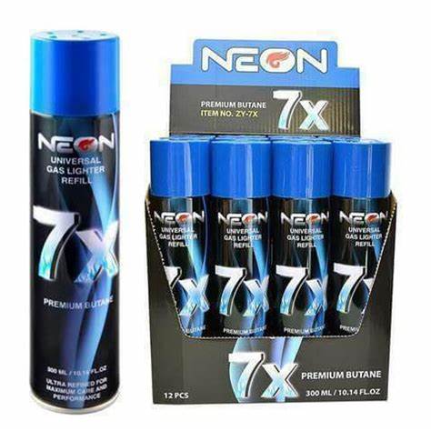 NEON 7X BUTANE 12CT