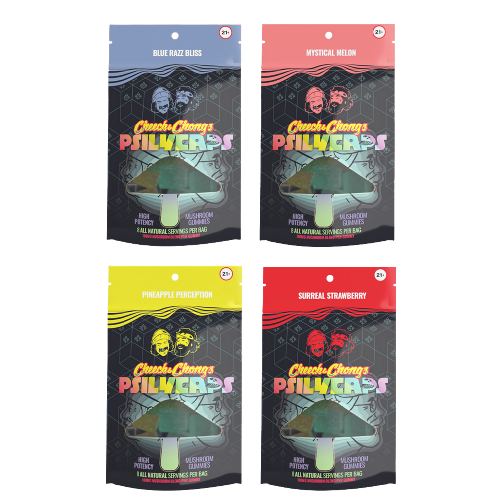 Cheech and Chong Psilycaps Mushroom Gummies