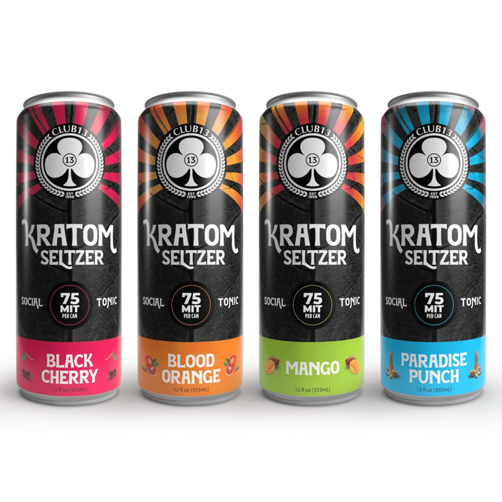 Club13 Kratom Seltzer, 12oz/4CT