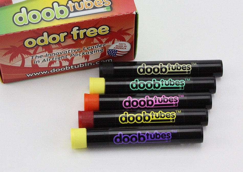 Doob Tubes Large Black Pre-Roll Container, 25CT