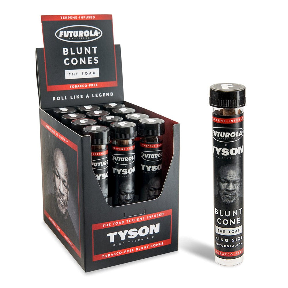 Futurola x Tyson 2.0 Terpene-Infused Blunt Cones, 12CT