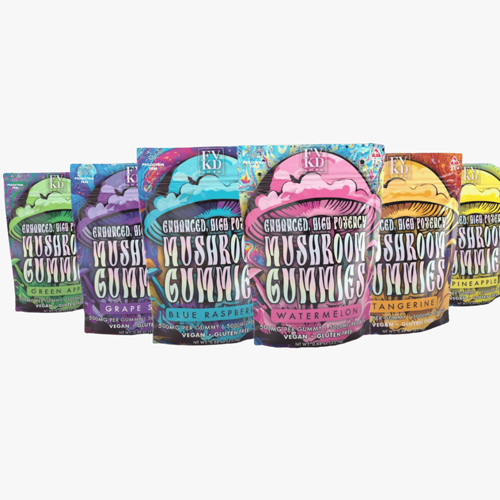 FVKD SHRM Mushroom Gummies, 5000mg