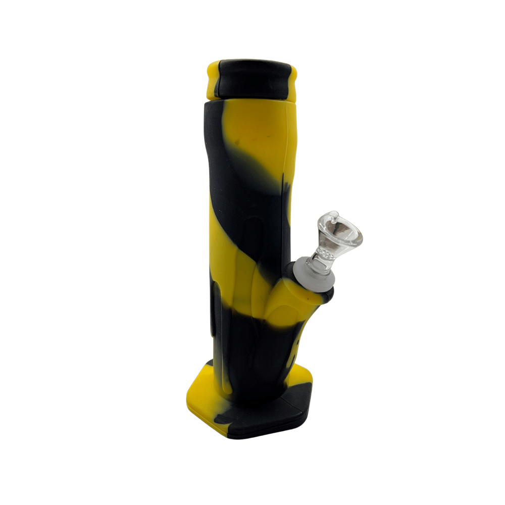 Silicone Short Drip Straight Water Pipe