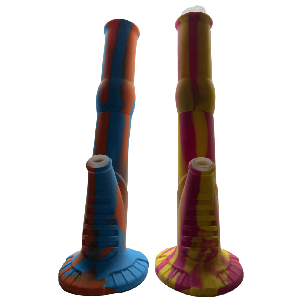 Silicone Angled 2 Piece Water Pipe