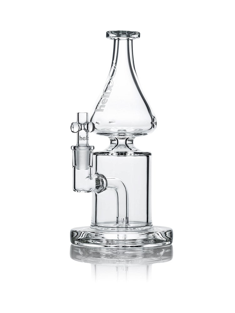 GRAV Helix Straight Base with Fixed Downstem Water Pipe