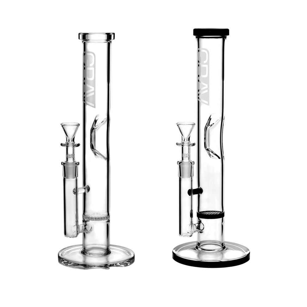 GRAV Medium Straight Base with Disc Water Pipe