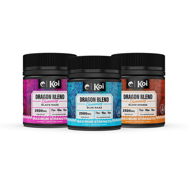 Koi Dragon Blend Gummies, 2500mg 20CT