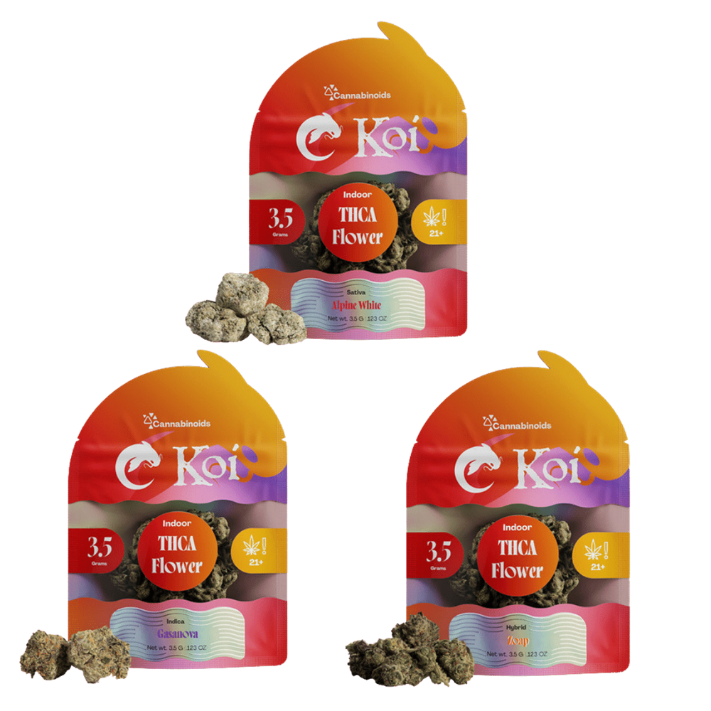 Koi THC-A Indoor Flower, 3.5g