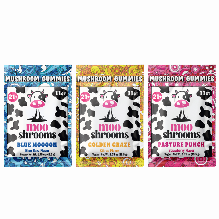 Moo shrooms Mushroom Gummies, 11pk