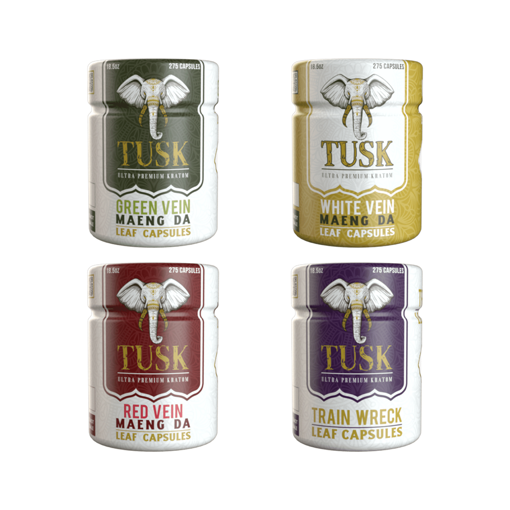 Tusk Kratom Capsules, 275CT