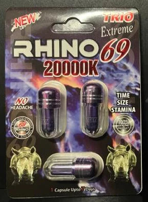 RHINO 69 TRIO EXTREME 20000K 10CT