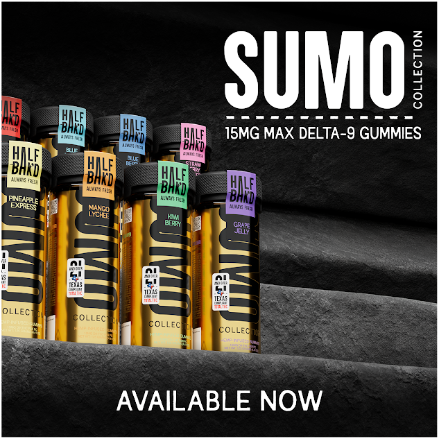 HALF BAK'D D9 SUMO GOLD 25CT JAR GUMMIES