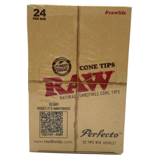 RAW PERFECTO CONE TIPS - 24CT