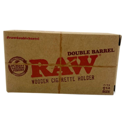 RAW DOUBLE BARREL CIG HOLDER - 1 1/4 SIZE