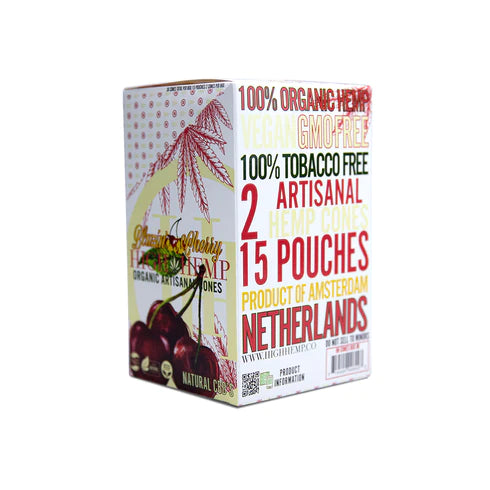HIGH HEMP ORGANIC ATRISANAL HEMP CONES - 15CT BOX