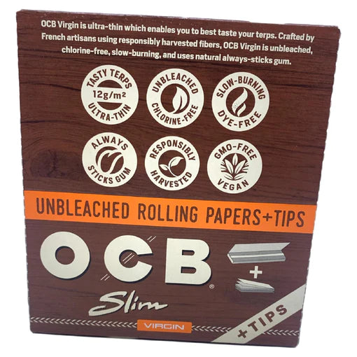 OCB ROLLING PAPERS W/ TIPS 24CT