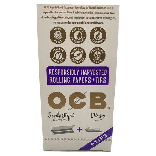 OCB ROLLING PAPERS W/ TIPS 24CT