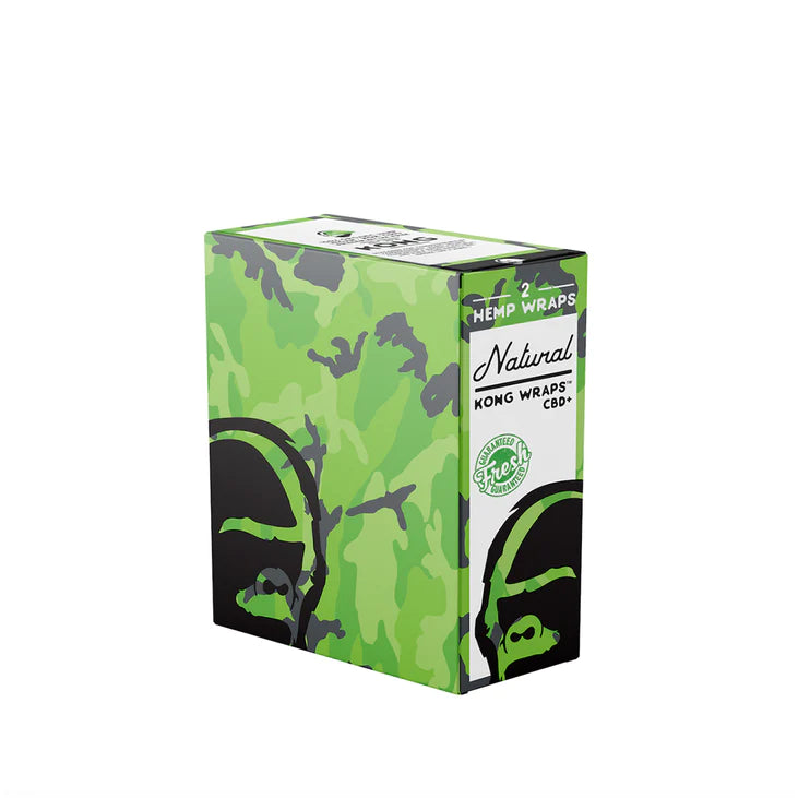KONG HEMP CBD WRAPS - 25CT BOX