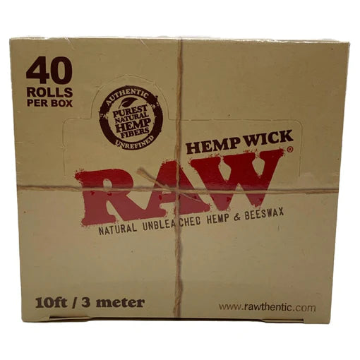 RAW HEMPWICK 10FT EUROPEAN EDITION - 40CT