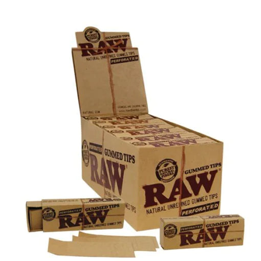 RAW GUMMED TIPS 33PK - 24CT