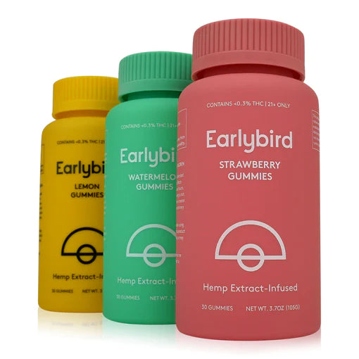 EARLYBIRD FULL SPECTRUM CBD GUMMIES 30CT BOTTLE
