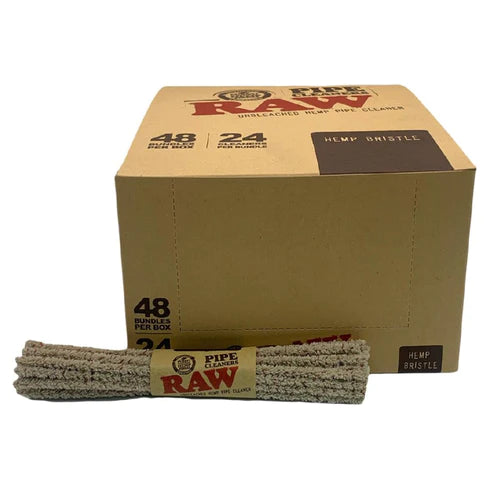 RAW HEMP BRISTLE PIPE CLEANERS - 48CT
