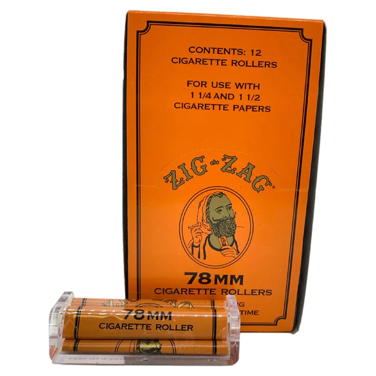 ZIG-ZAG 78MM CIG ROLLER 12CT BOX