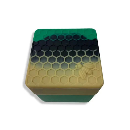 SILICONE SQUARE BEE HIVE MULTI WAX CONTAINER 5CT